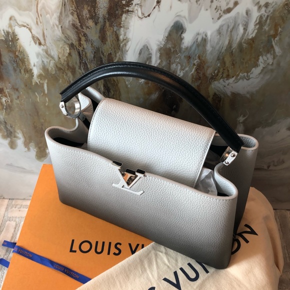 Rare Louis Vuitton Ombré Capucines MM Leather Bag - Picture 6 of 9